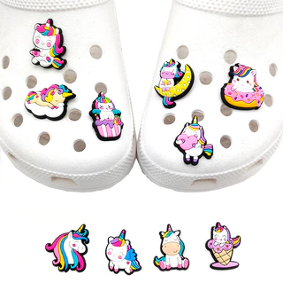 Novo conjunto de 10 peças de encantos de desenho animado para sapatos de jardim croc Acessórios para sapatos Presentes em Oferta na Shopee