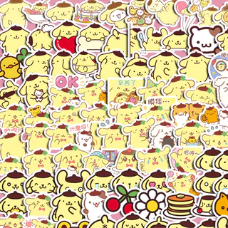 100 Pçs Bonito Purin Adesivos Diy Computador Washi Scrapbooking Estudante Papelaria Artes Artesanato