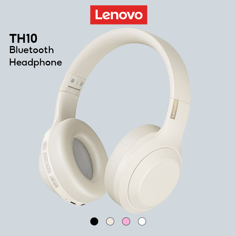 Fone De Ouvido Bluetooth Lenovo TH10 Over-ear Gaming , Esportivo Para Redução De Ruídos