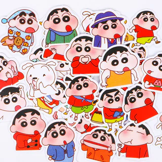 40 Pçs Bonito Lápis Shin-chan Adesivos Diy Computador Washi Scrapbooking Estudante Papelaria Artes Artesanato