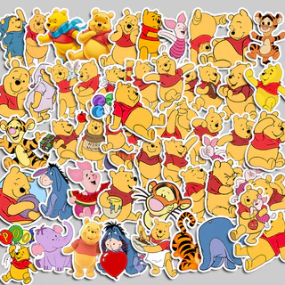 90 Pçs Bonito Winnie The Pooh Adesivos Diy Computador Washi Scrapbooking Estudante Papelaria Artes Artesanato