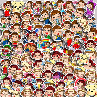 100 Pçs Bonito Menina Adesivos Diy Computador Washi Scrapbooking Estudante Papelaria Artes Artesanato