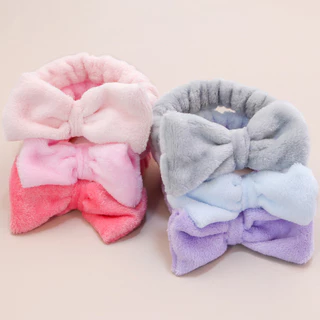 1PC Rabbit Spa Fita De Cabeça Para Mulheres Maquiagem Feminina Yoga Facial Esportiva Lavagem Do Rosto De Suor Terry Cloth Headbands Meninas