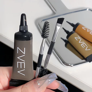 Zvev maquiagem estilo sobrancelha creme à prova dwaterproof água à prova de suor não manchas não-despertar líquido simul