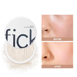 Maffick pequeno filtro pó solto fixação maquiagem controle de óleo de longa duração à prova dwaterproof água à prova de