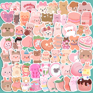 90 Pçs Bonito Gelo Em Pó Queijo Urso Adesivos Diy Computador Washi Scrapbooking Adesivo Estudante Papelaria Artes Artesa