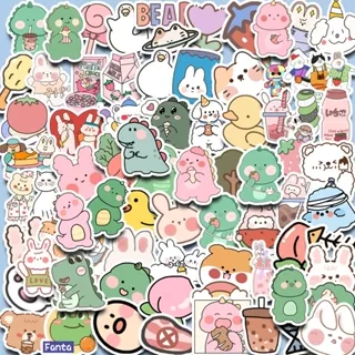90 Pçs Bonito Hami Melão Urso Adesivos Diy Computador Washi Scrapbooking Adesivo Estudante Papelaria Artes Artesanato