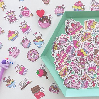 444pcs Sweet Baby Desserts Stickers Diy Computer Washi Scrapbooking Sticker Estudante Papelaria Artesanato