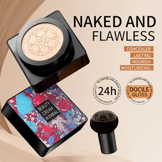 Nude maquiagem corretivo cogumelo cabeça almofada BB creme hidratante isolamento hidratante base líquida creme de isolam