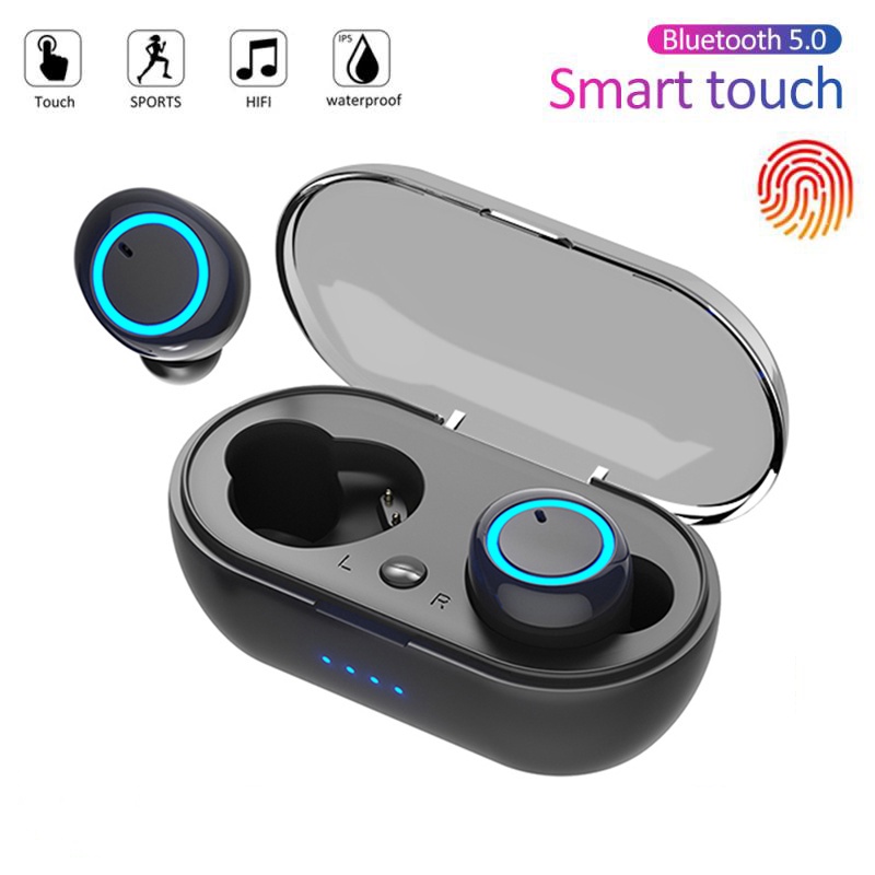 2023 New Hearing Sources Bluetooth Wireless Y50 Stereo Hifi With Noise Cancellation Sports Music for Smartphones PK i7s Y30_voghion.com