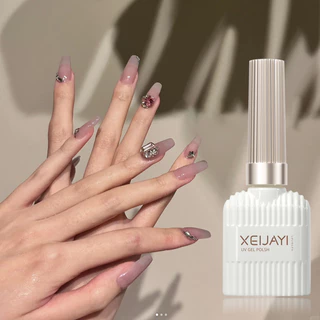 1pc 15ml Gelo-through Nude Rosa Marrom Esmalte Gel Embeber Fora Uv Lâmpada Led Para Mulher