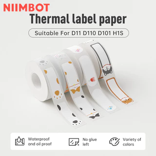 NIIMBOT D11/D110/D101 Bonito Doentes Etiqueta Papel Nome Adesivo Livros Caixa De Papelaria Livro De Trabalho Lição De Ca
