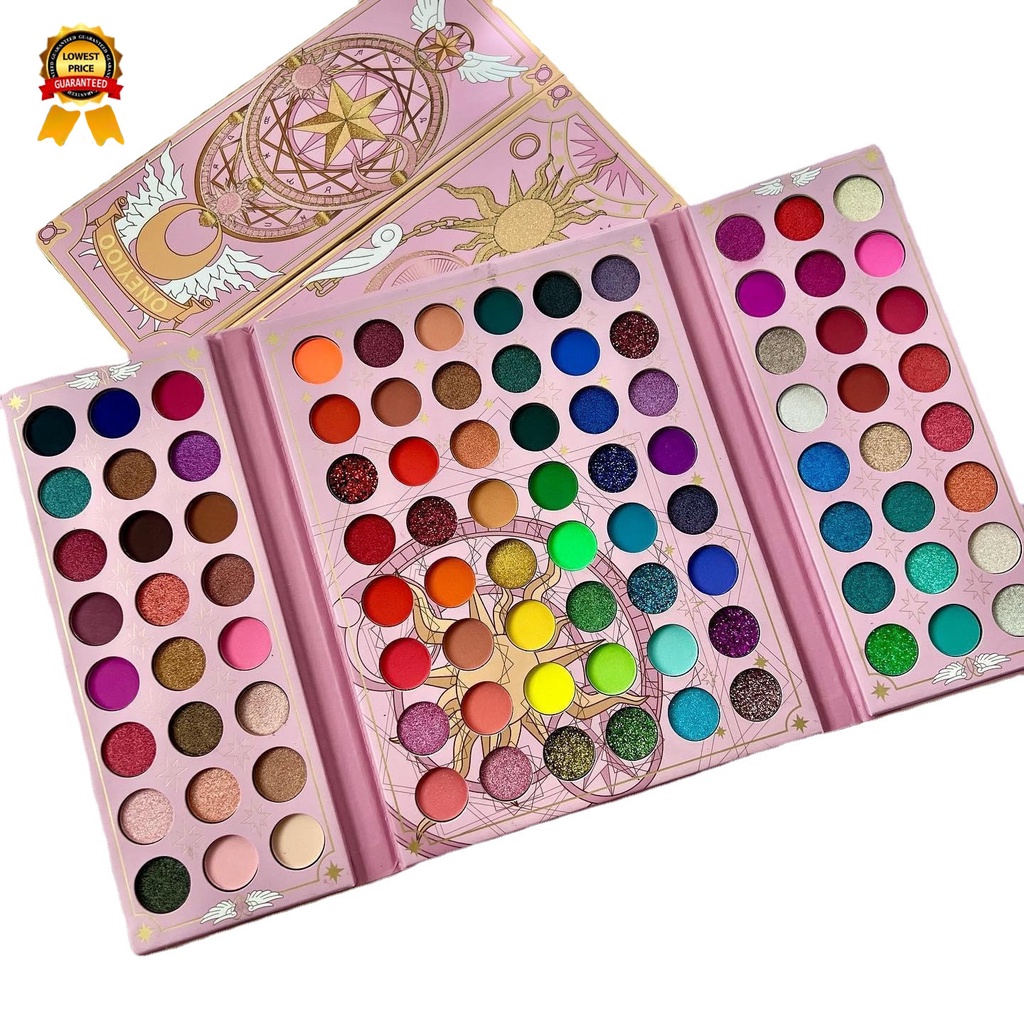 Paleta De Sombra De Olhos Em 96 Cores Perolada/Matte/Com Glitter/ZHE Longa Duração