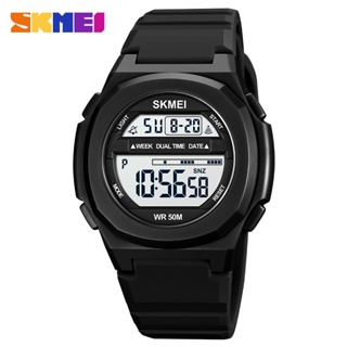 SKMEI 1821 Relógio Eletrônico Masculino De Moda Noturna Calendário Semana Leve 50M À Prova D