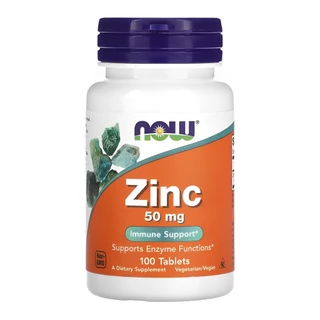 Zinco 50mg Now Foods 100 Tablets Importado/Made In USA