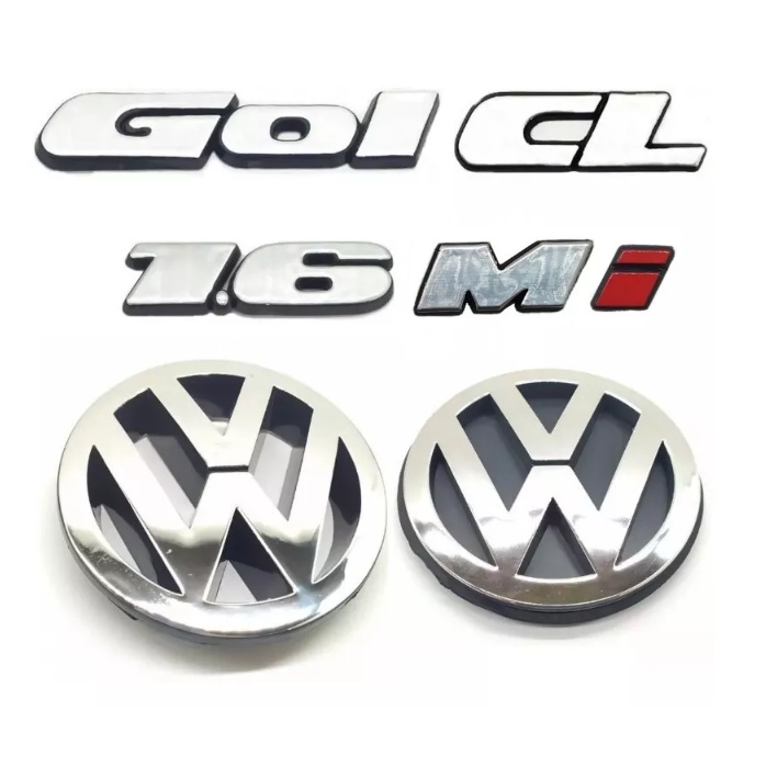Kit Emblemas Gol Cl 1.6 Mi - Bola G2 - Modelo Original