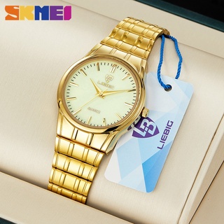 SKMEI Relogios Masculinos De Ouro Marca Original Quartzo Masculino RelóGio Feminino Relogio à Prova D