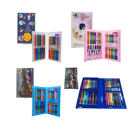 Kit Artístico Infantil Com Cavalete e Acessórios Para Pintura 13