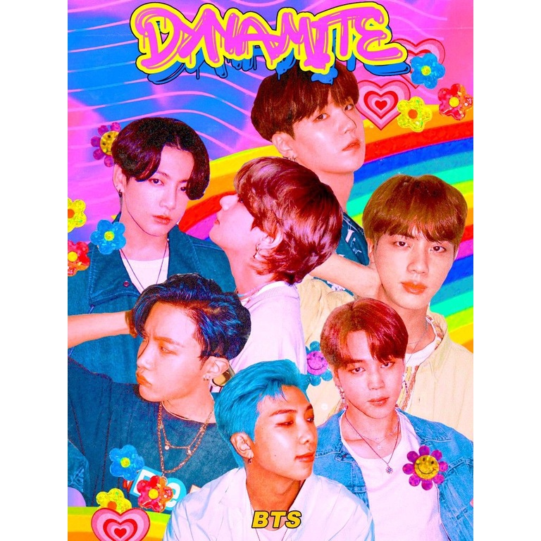 Poster Premium - Bts - V - Suga - Jeon Jung Kook - Rm - Park Ji