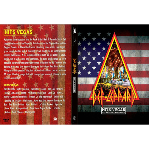 Def Leppard - Hits Vegas. Live At The Planet Hollywood | Shopee Brasil