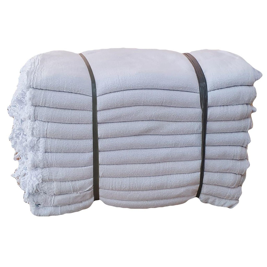 Saco Alvejado medida aprox 50x80cm Kit com 10 unidades