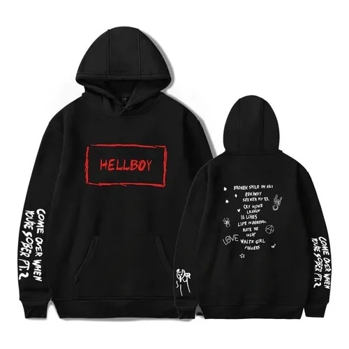 Blusa Moleto Lil Peep HellBoy rapper Musico