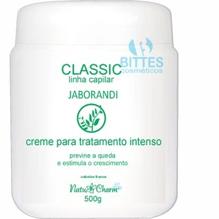 Creme de Tratamento Intensivo Jaborandi Natu Charm Cosméticos Linha Classic
