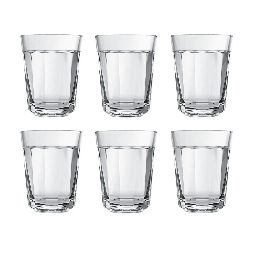 Copos De Vidro Dose 45ml Mini Copo Americano 6 Unidades