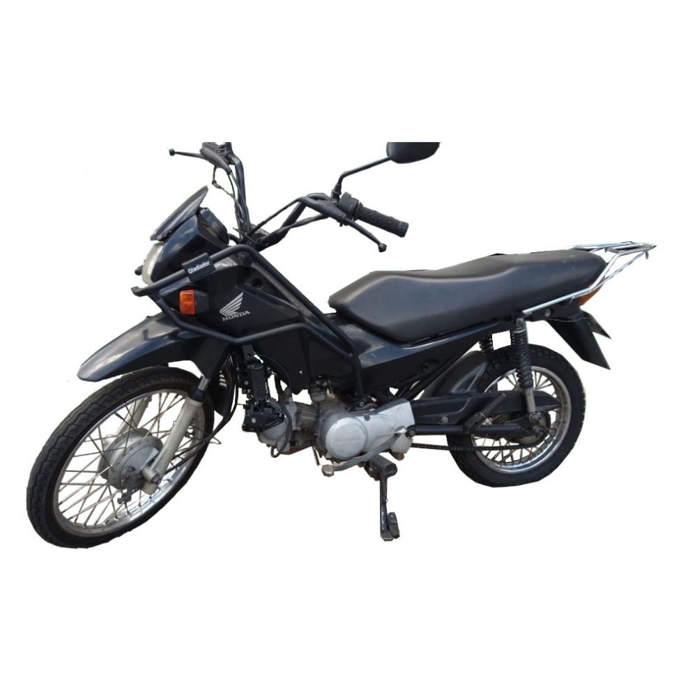 Protetor Motor Carenagem Wheeling Grau Honda pop 110 110i preto - Escorrega  o Preço