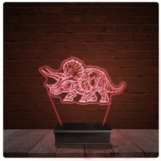 Abajur Luminária Acrílico Led - Dinossauro 22