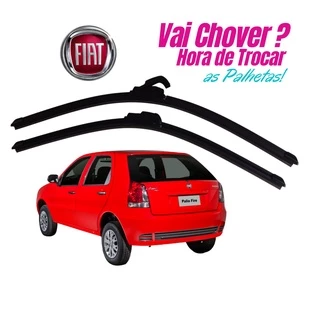 Par Palheta Limpador Parabrisa Fiat Palio 2004 a 2016 PROMOÇÃO SHOPEE