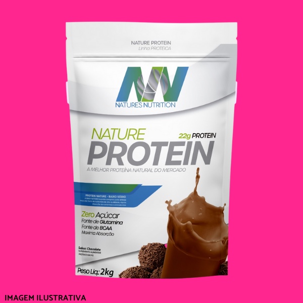 Whey Protein Gourmet Nature Protein 2kg Concentrado Linha Premium – Zero Açucar