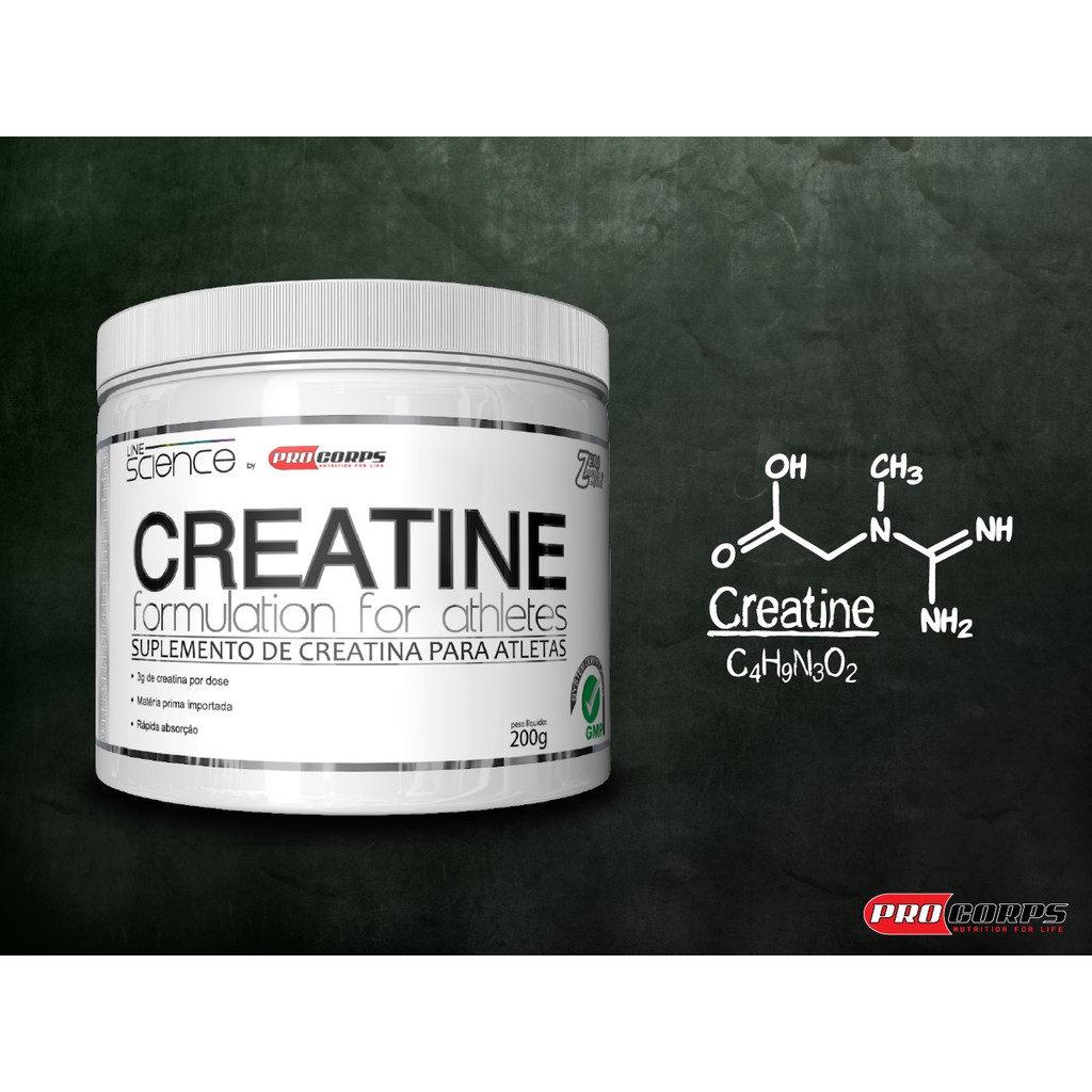 CREATINA 100 GR PRO CORPS | Shopee Brasil