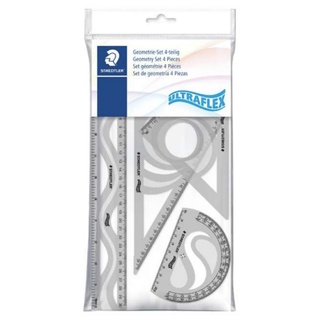 Conjunto Geométrico STAEDTLER UltraFlex Com 4 Peças