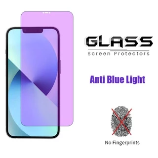 Película Vidro 3D Anti Luz Azul For iPhone 14 Pro Max 13 12 Mini 11 X Xr Xs 7 8 Plus 6 6s SE 2020 Proteção Ocular