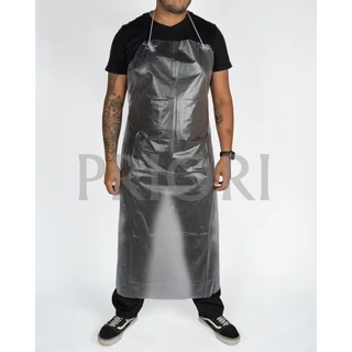 Avental De Pvc Transparente Impermeável Com Cordão Para Cozinha