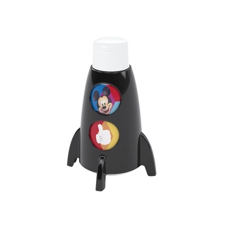 Garrafa Água Escolar para Passeio Infantil Foguete Mickey 320ML