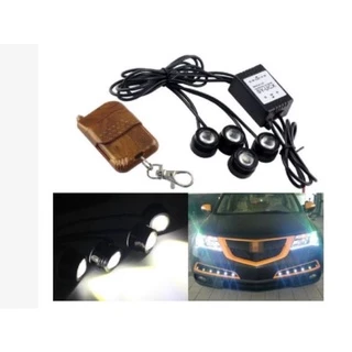 Strobo Olho De Aguia-gato Com Controle Luz Forte 4X9W Branco ou Vermelho Azul ou Vermelho ou Amarelo ou Azul em Oferta na Shopee