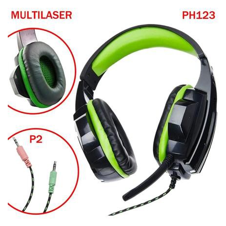 Fone De Ouvido Headset Gamer Multilaser P Cabo Nylon Ph Shopee Brasil