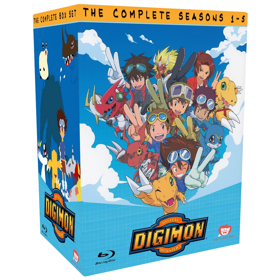 Box Blu-ray Digimon Collection - 7 Temporadas completas + 10 Filmes em bluray