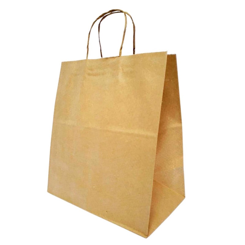 Sacola Papel Kraft para Entregas 100 un 28cmx17,5cmx32cm | Shopee Brasil
