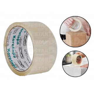 Fita Adesiva Durex Transparente 48mm 100 Metros Para Colagem Fixação Geral Koretape