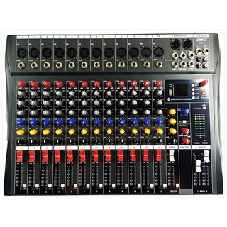 Mesa De Som 12 Canais Bluetooth Usb Mixer Mp3 Visor Le-712