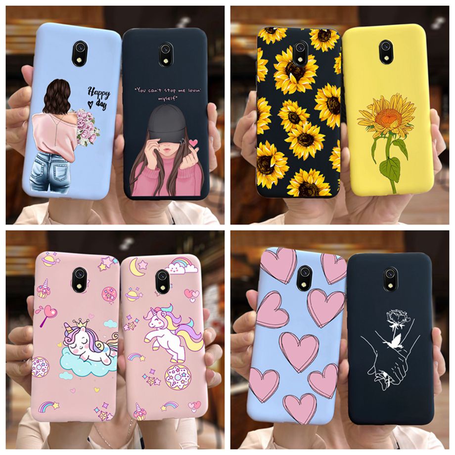 Animais bonitos dos desenhos animados pintados Slim Matte Cover para Xiaomi  Redmi 9 T 5G, Shell