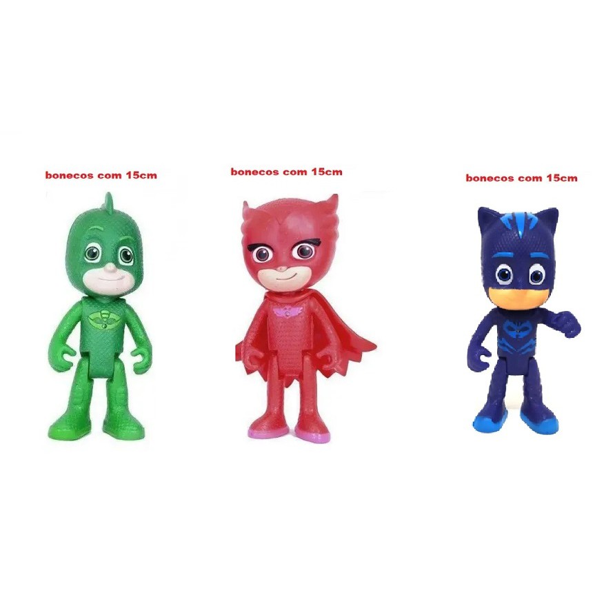 Pj Masks Bonecos Menino Gato e Greg + Jogo Quem Sumiu Grow no Shoptime