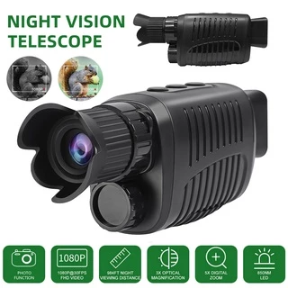1080P HD Infravermelho Visão Noturna Monocular Digital 5X Zoom Viagem Acampamento Telescópio De Caça Ao Ar Livre Câmera De Uso Duplo Noturno
