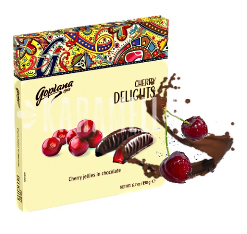 Chocolate Goplana Cherry Delights - Importado da Polônia