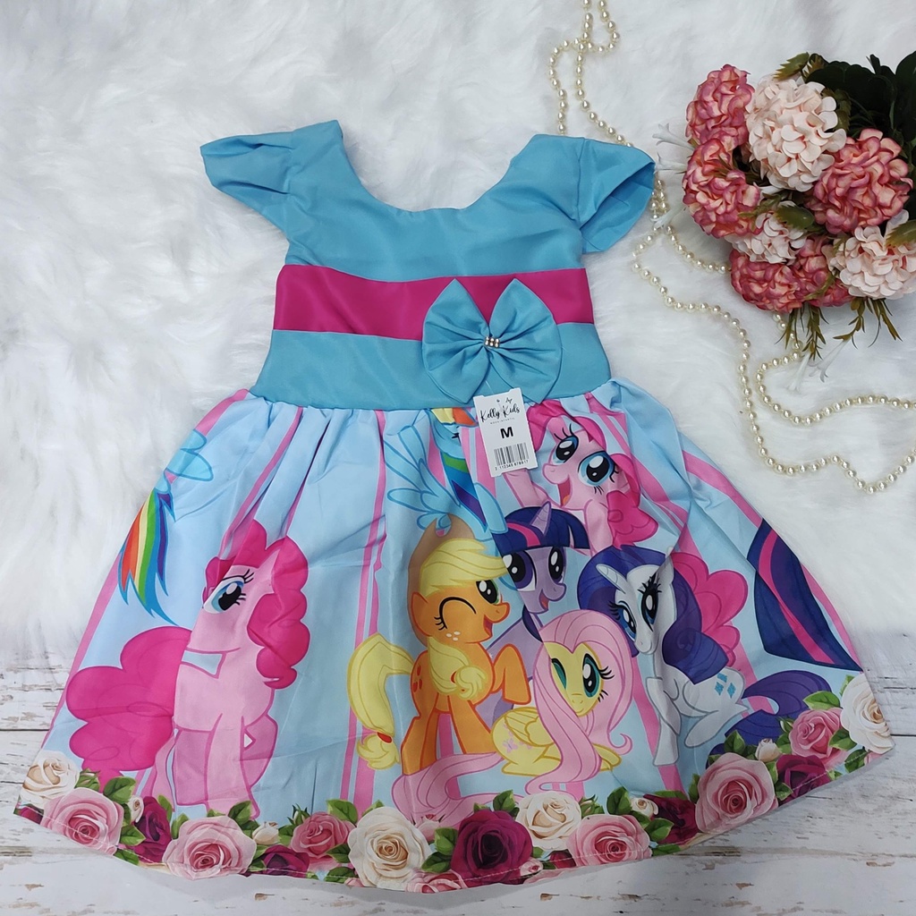 Vestido Infantil Tule My Little Pony Hasbro