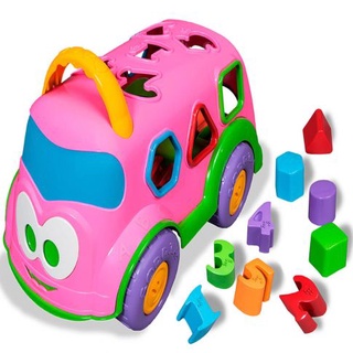 Brinquedo Baby Land Dino Escolar Rosa - TotalBaby Store