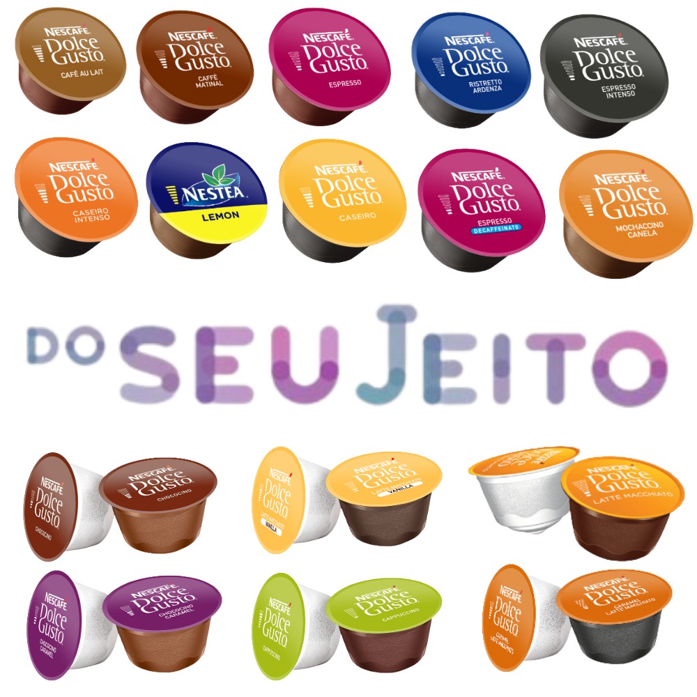 Kit Personalizado 16 Cápsulas Dolce Gusto "Escolha seus sabores"